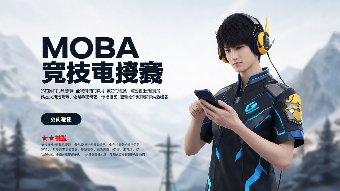 MOBA类电竞游戏赛事画面